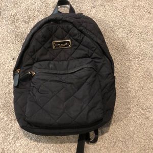 Marc Jacobs Black Quilted Backpack